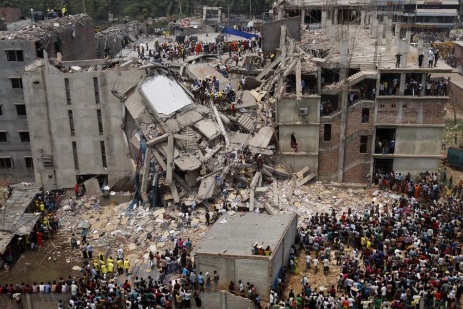 Rana Plaza factory building collapse in Dhaka, Bangladesh